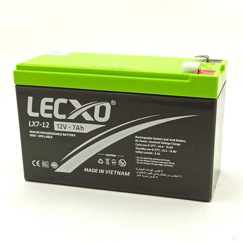 باتری سیلد اسید LECXO 12V 7A